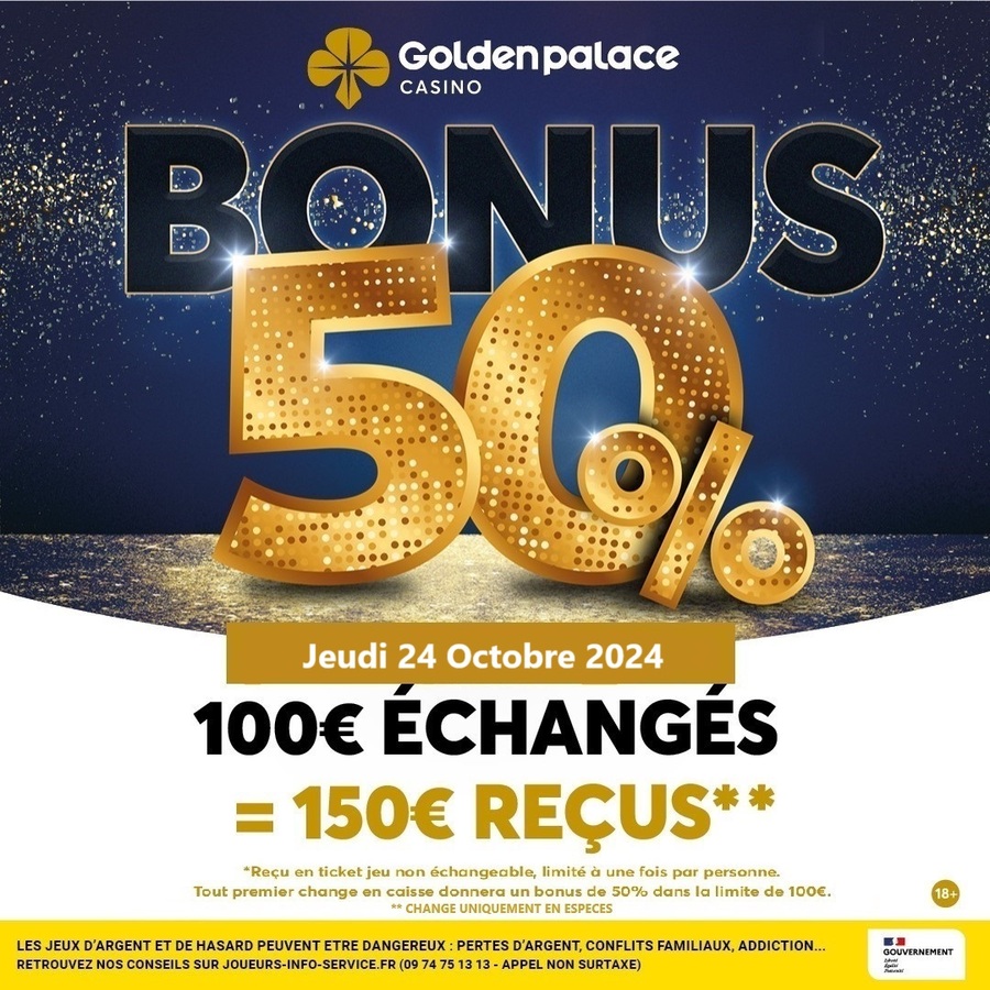 OPÉRATION BONUS 50%